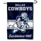 WinCraft Cowboys Throwback Retro Vintage Garden Flag Double Sided Banner