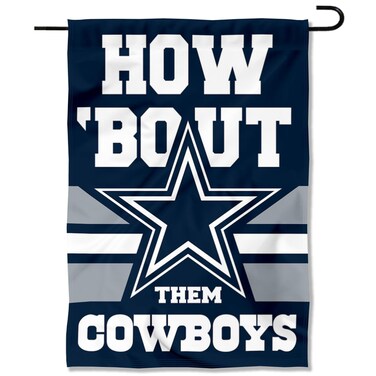 WinCraft Dallas Cowboys How Bout Them Cowboys Yard Garden Banner Flag