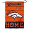WinCraft Denver Broncos Welcome Home Decorative Garden Flag Double Sided Banner