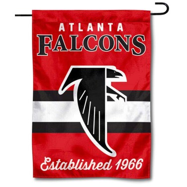 WinCraft Falcons Throwback Retro Vintage Garden Flag Double Sided Banner