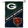 WinCraft House Divided Packers and Bears Double Sided Garden Flag