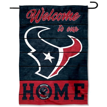 WinCraft Houston Texans Welcome Home Decorative Garden Flag Double Sided Banner
