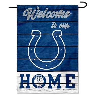WinCraft Indianapolis Colts Welcome Home Decorative Garden Flag Double Sided Banner