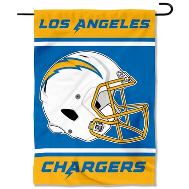 WinCraft Los Angeles Chargers Helmet Double Sided Garden Banner Flag
