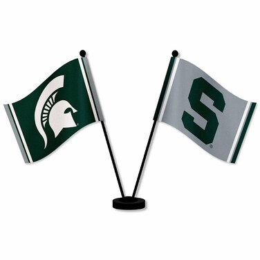 WinCraft Michigan State Spartans Desk and Table Top Flags
