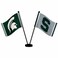 WinCraft Michigan State Spartans Desk and Table Top Flags