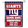 WinCraft New York Giants 4 Time Super Bowl Champions Double Sided Garden Flag