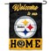 WinCraft Pittsburgh Steelers Welcome Home Decorative Garden Flag Double Sided Banner
