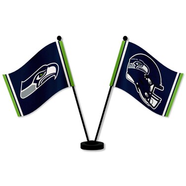 WinCraft Seattle Seahawks Desk and Table Top Flags