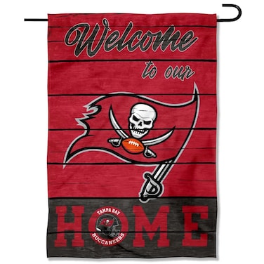 WinCraft Tampa Bay Buccaneers Welcome Home Decorative Garden Flag Double Sided Banner
