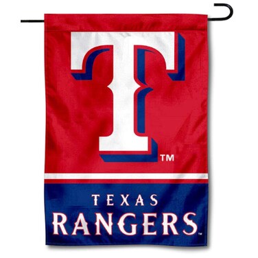 WinCraft Texas Rangers Double Sided Garden Flag