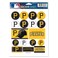 Wincraft MLB Pittsburgh Pirates Vinyl Sticker Sheet, 5" x 7