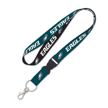 Wincraft 93653010 NFL Philadelphia Eagles Lanyard with Detachable Buckle, 3/4