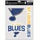 Wincraft NHL St. Louis Blues Decal Multi Use Fan 3 Pack, Team Colors, One Size