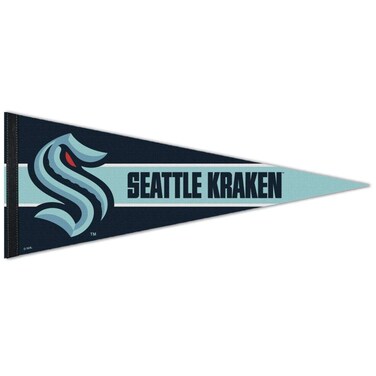 Wincraft NHL Seattle Kraken Pennant 12x30 Premium, Team Colors, One Size
