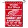 Detroit Red Wings 11 Time Stanley Cup Champions Double Sided Garden Flag