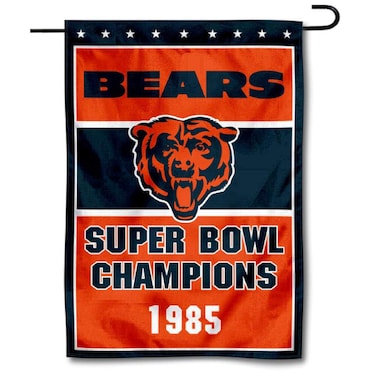 WinCraft Chicago Bears 1985 Super Bowl Champions Double Sided Garden Flag