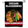 WinCraft Chicago Blackhawks Black Double Sided Garden Flag
