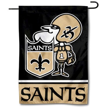 WinCraft New Orleans Saints Sir Saint Decorative Yard Garden Flag