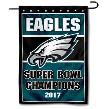 WinCraft Philadelphia Eagles 2017 Football Champions Double Sided Garden Flag