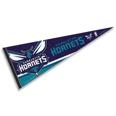 WinCraft Charlotte Hornets Pennant Full Size 12 in X 30 in