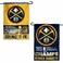WinCraft Denver Nuggets 2022 2023 Finals NBA Champions Garden Flag Banner