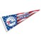WinCraft Philadelphia 76ers Nation American Stripes Pennant Flag