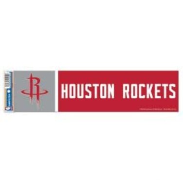 WinCraft NBA Houston Rockets WCR13312413 Bumper Strip, 3" x 12