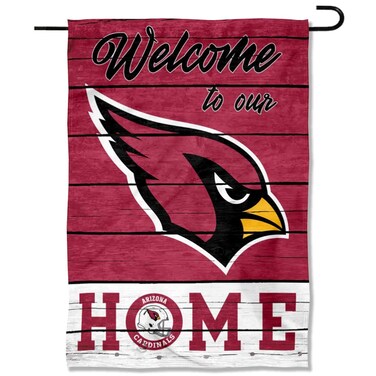 WinCraft Arizona Cardinals Welcome Home Decorative Garden Flag Double Sided Banner