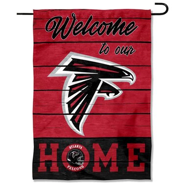 WinCraft Atlanta Falcons Welcome Home Decorative Garden Flag Double Sided Banner