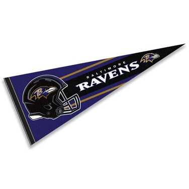 WinCraft Baltimore Ravens Official 30 inch Large Pennant