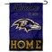 WinCraft Baltimore Ravens Welcome Home Decorative Garden Flag Double Sided Banner