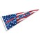 WinCraft Buffalo Bills Nation USA Americana Stars and Stripes Pennant Banner Flag