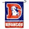WinCraft Denver Broncos Throwback Logo Double Sided Garden Flag