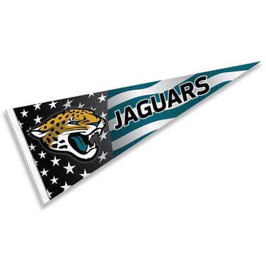 WinCraft Jacksonville Jaguars Nation USA Americana Stars and Stripes Pennant Banner Flag