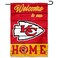 WinCraft Kansas City Chiefs Welcome Home Decorative Garden Flag Double Sided Banner