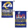 WinCraft Los Angeles Rams Champions Super Bowl LVI Double Sided Garden Banner Flag