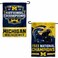 WinCraft Michigan Team University Wolverines College Football 2023 National Champions Double Sided Garden Flag