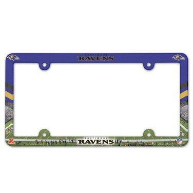 Wincraft NFL Baltimore Ravens LIC Plate Frame Full Color
