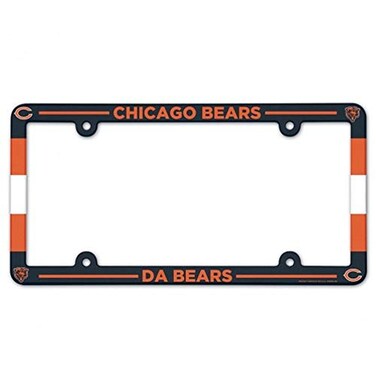 Wincraft NFL Chicago Bears LIC Plate Frame Full Color