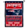 WinCraft Patriots Six Time Champions Garden Flag