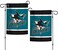 WinCraft NHL San Jose Sharks 12.5" x 18" Inch 2-Sided Garden Flag Logo Text