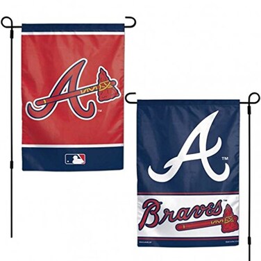 Wincraft MLB Atlanta Braves 12x18 Garden Style 2 Sided Flag, One Size, Team Color