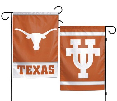 WinCraft Texas Longhorns Polyester 12"X18" 2 Sided Garden Yard Wall Flag