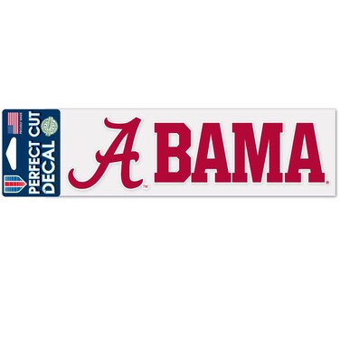 Wincraft NCAA University of Alabama WCR35443014 Perfect Cut Decals, 3" x 10