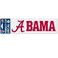 Wincraft NCAA University of Alabama WCR35443014 Perfect Cut Decals, 3" x 10