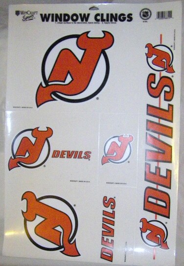 Wincraft NHL New Jersey Devils Multi Use Decal, 11 x 17, Black