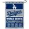 WinCraft Dodgers 8 Time World Champions Series Double Sided Garden Flag