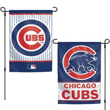 Wincraft MLB Chicago Cubs 12x18 Garden Style 2 Sided Flag, One Size, Team Color