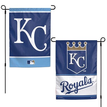 Wincraft MLB Kansas City Royals Flag12x18 Garden Style 2 Sided Flag, Team Colors, One Size